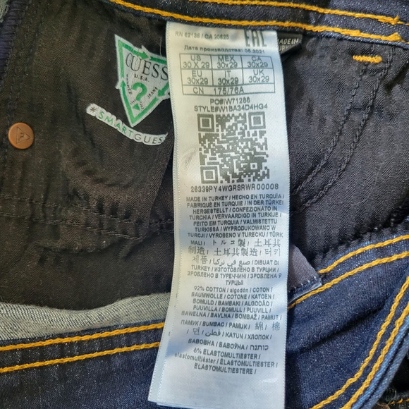 GUESS Women's Shape Up Skinny High Jeans Jeanologia Low Impact 30 Inseam 29" - Picture 9 of 11